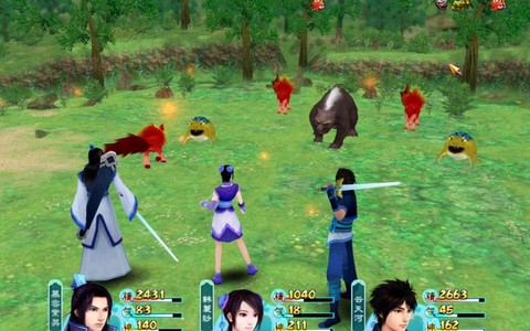 仙剑奇侠传4怎么打